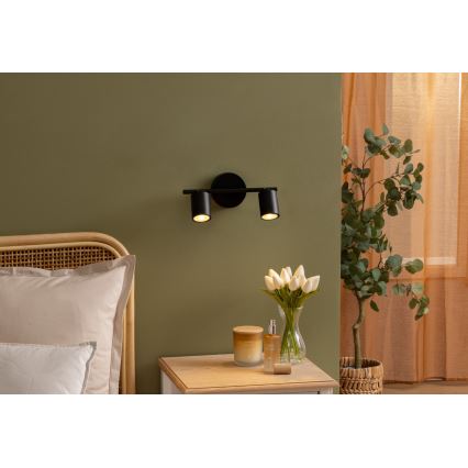 Atmosphera - Φωτιστικό Σποτ VICO 2xGU10/25W/230V μαύρο