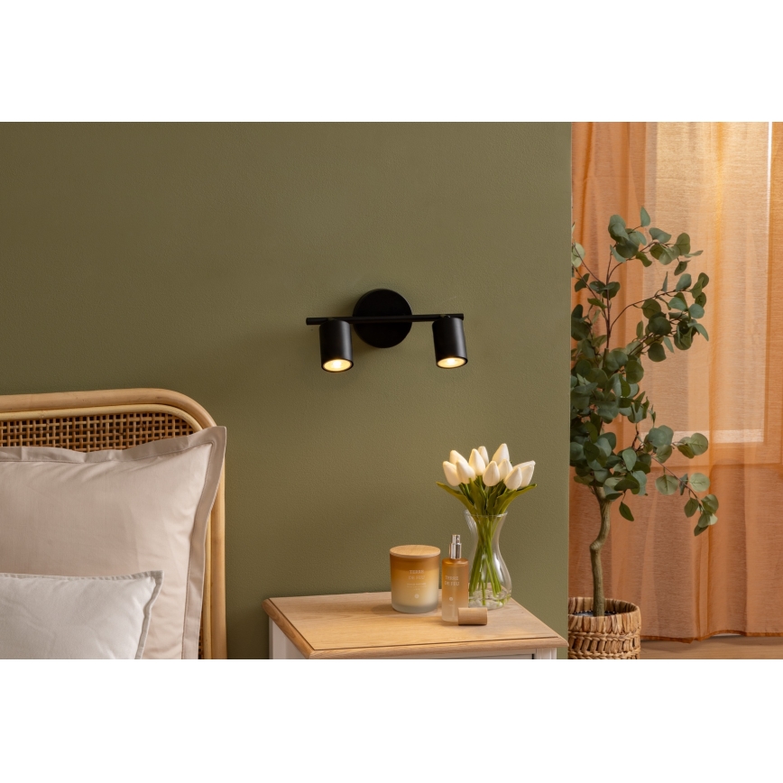 Atmosphera - Φωτιστικό Σποτ VICO 2xGU10/25W/230V μαύρο