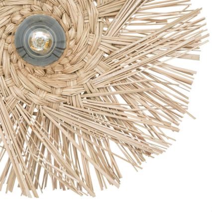 Atmosphera - Φωτιστικό τοίχου TEA 1xE27/60W/230V ψάθα