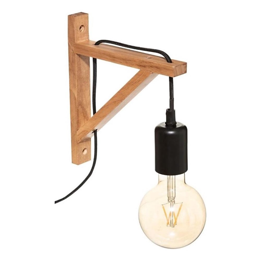 Atmosphera - Φωτιστικό τοίχου WILD 1xE27/25W/230V πεύκο