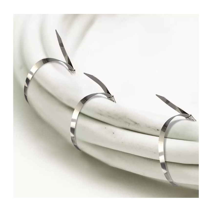 Ατσάλινα Δεματικά καλωδίων  4,6x250mm 100τμχ ατσάλι