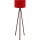 AYD Επιδαπέδια Λάμπα 1xE27/40W/230V Καφέ/Κόκκινη