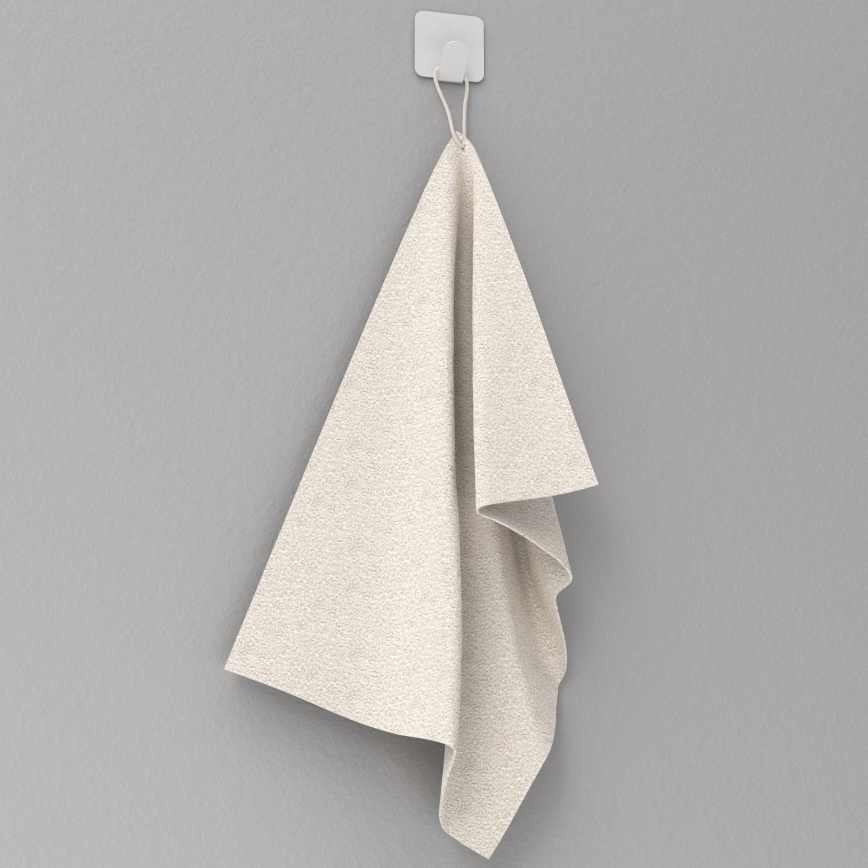 Άγκιστρο τοίχου 4x4 cm λευκό