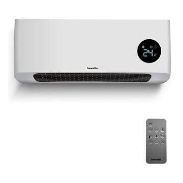 Αερόθερμο τοίχου 1000W/2000W/230V + τηλεχειριστήριο