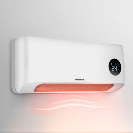 Αερόθερμο τοίχου 1000W/2000W/230V + τηλεχειριστήριο