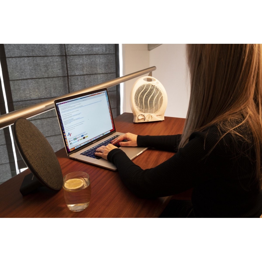 Αερόθερμο δαπέδου 1000/2000W/230V λευκό