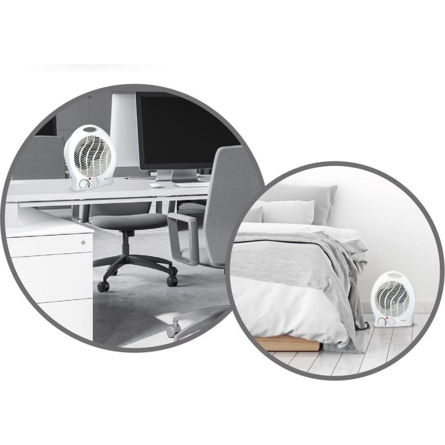 Αερόθερμο δαπέδου 1000/2000W/230V λευκό