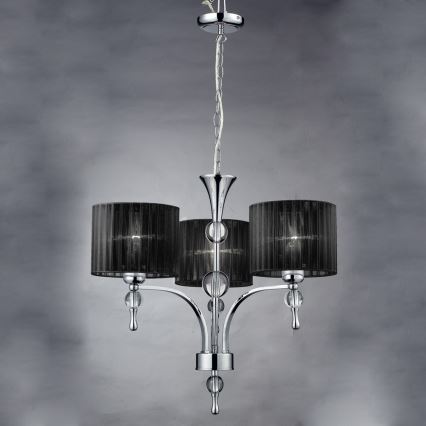 Azzardo AZ0498 - Πολύφωτο σε αλυσίδα IMPRESS 3xE27/60W/230V