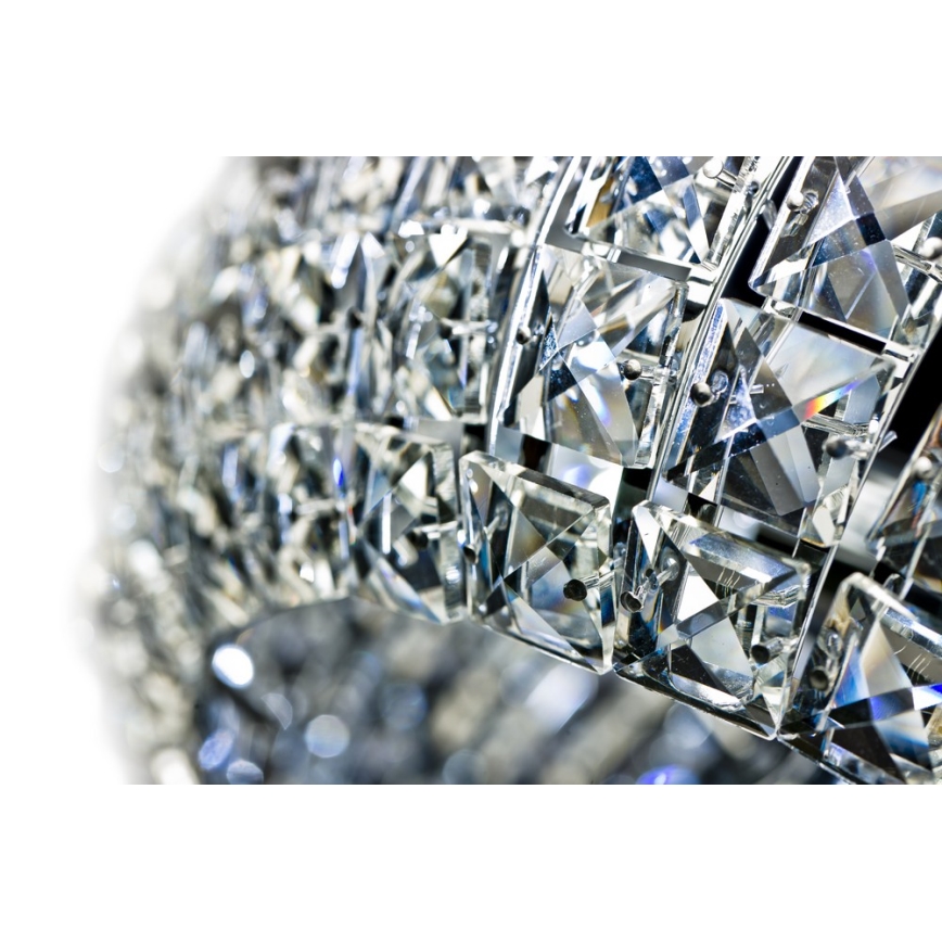 Azzardo AZ0697 - Κρυστάλλινο πολύφωτο με σχοινί SOPHIA 6xE14/40W/230V