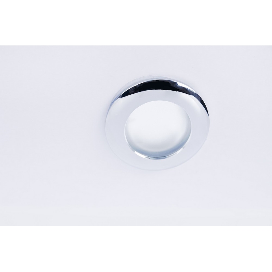 Azzardo AZ0810 - Χωνευτό φωτιστικό μπάνιου EMILIO 1xGU10/50W/230V IP54