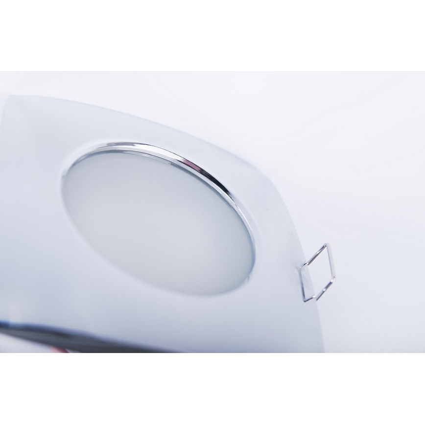 Azzardo AZ0811 - Χωνευτό φωτιστικό μπάνιου EZIO 1xGU10/50W/230V IP54