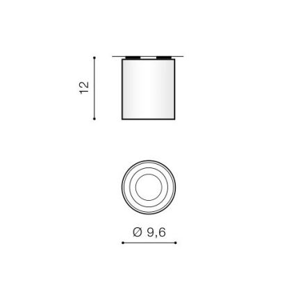 Azzardo AZ0857 - Φως οροφής BROSS 1xGU10/50W/230V