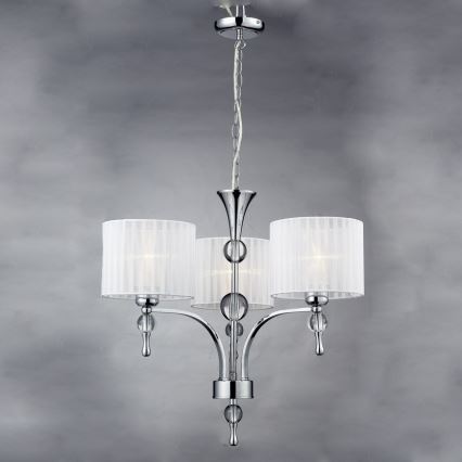 Azzardo AZ1006 - Πολύφωτο σε αλυσίδα IMPRESS 3xE27/60W/230V
