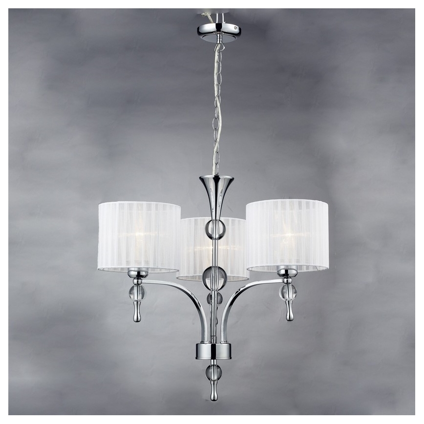 Azzardo AZ1006 - Πολύφωτο σε αλυσίδα IMPRESS 3xE27/60W/230V