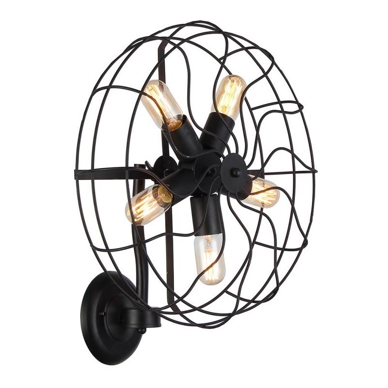 Azzardo AZ1349 - Φως τοίχου FAN 5xE27/60W/230V