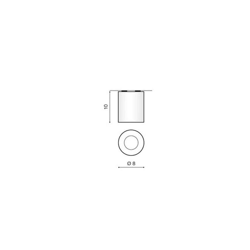Azzardo AZ1360 - Φως οροφής εξωτερικού χώρου ARO 1xGU10/50W/230V IP54