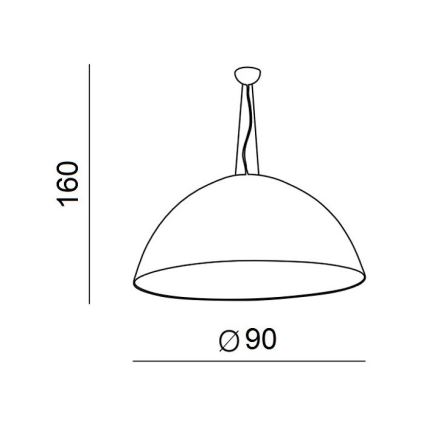 Azzardo AZ1402 - Πολύφωτο κρεμαστό με σύρμα MAGMA 4xE27/60W/230V
