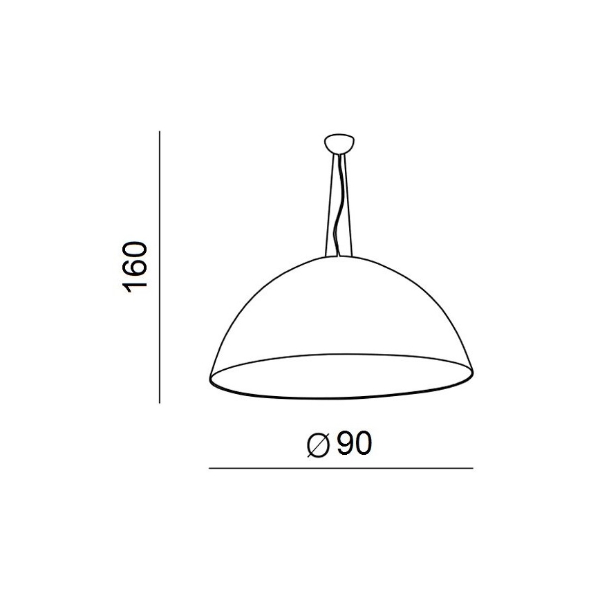 Azzardo AZ1402 - Πολύφωτο κρεμαστό με σύρμα MAGMA 4xE27/60W/230V