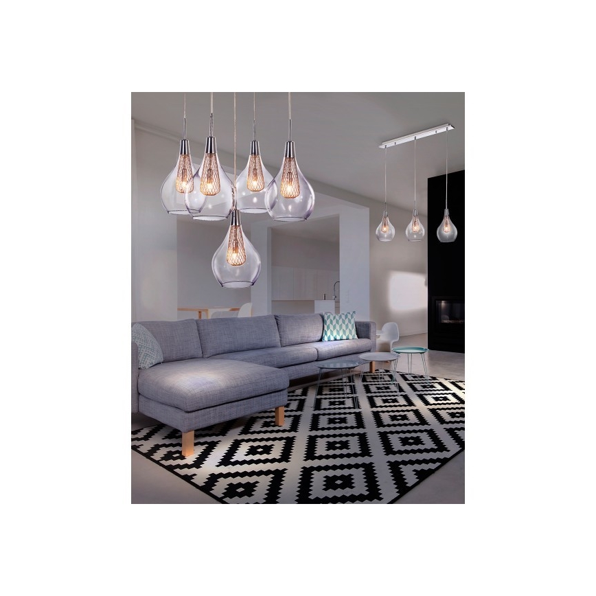 Azzardo AZ1689 - Πολύφωτο σε σχοινί ELEKTRA 3xG9/40W/230V