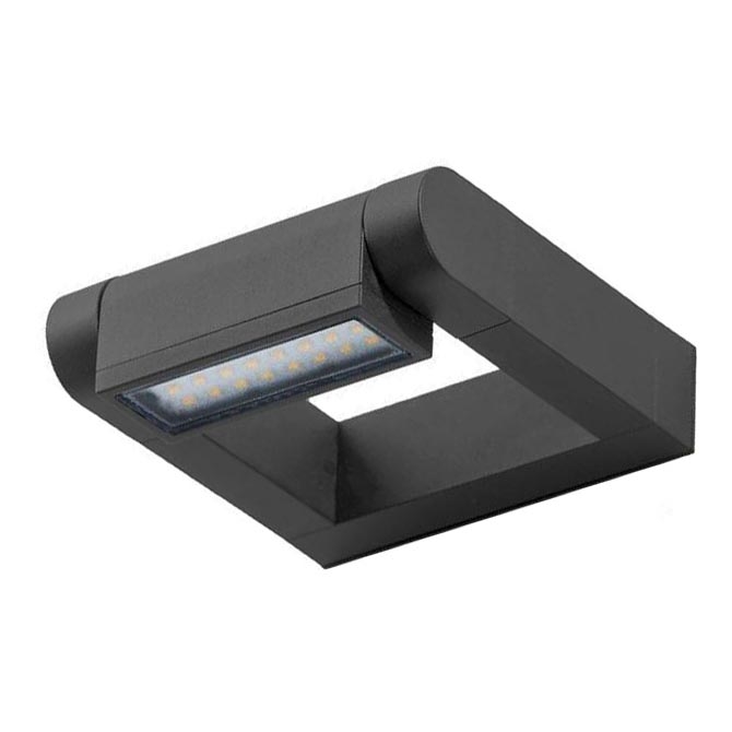 Azzardo AZ2132 - Φως τοίχου εξωτερικού χώρου LED FRAME LED/8W/230V IP54