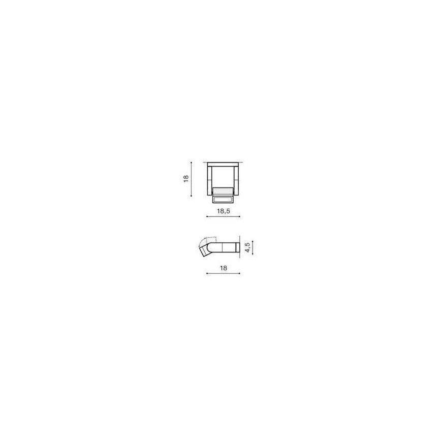 Azzardo AZ2132 - Φως τοίχου εξωτερικού χώρου LED FRAME LED/8W/230V IP54