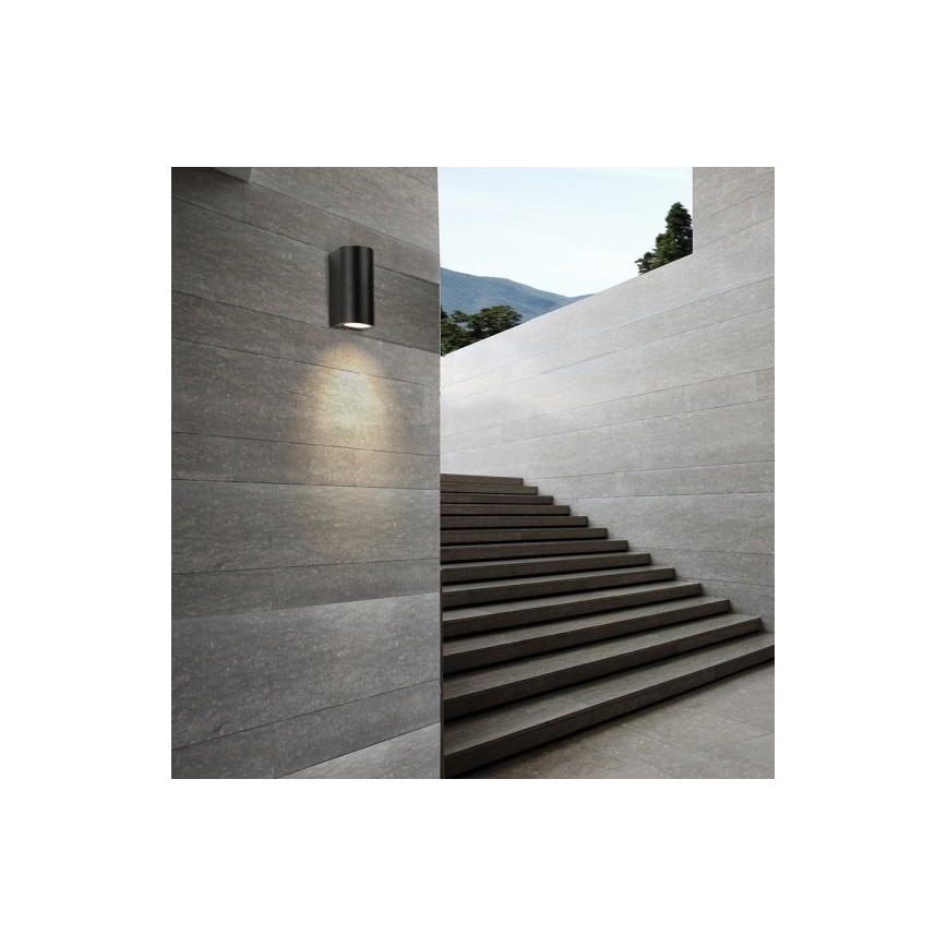 Azzardo AZ2176 - Φως τοίχου εξωτερικού χώρου RIMINI 1xGU10/35W/230V IP54