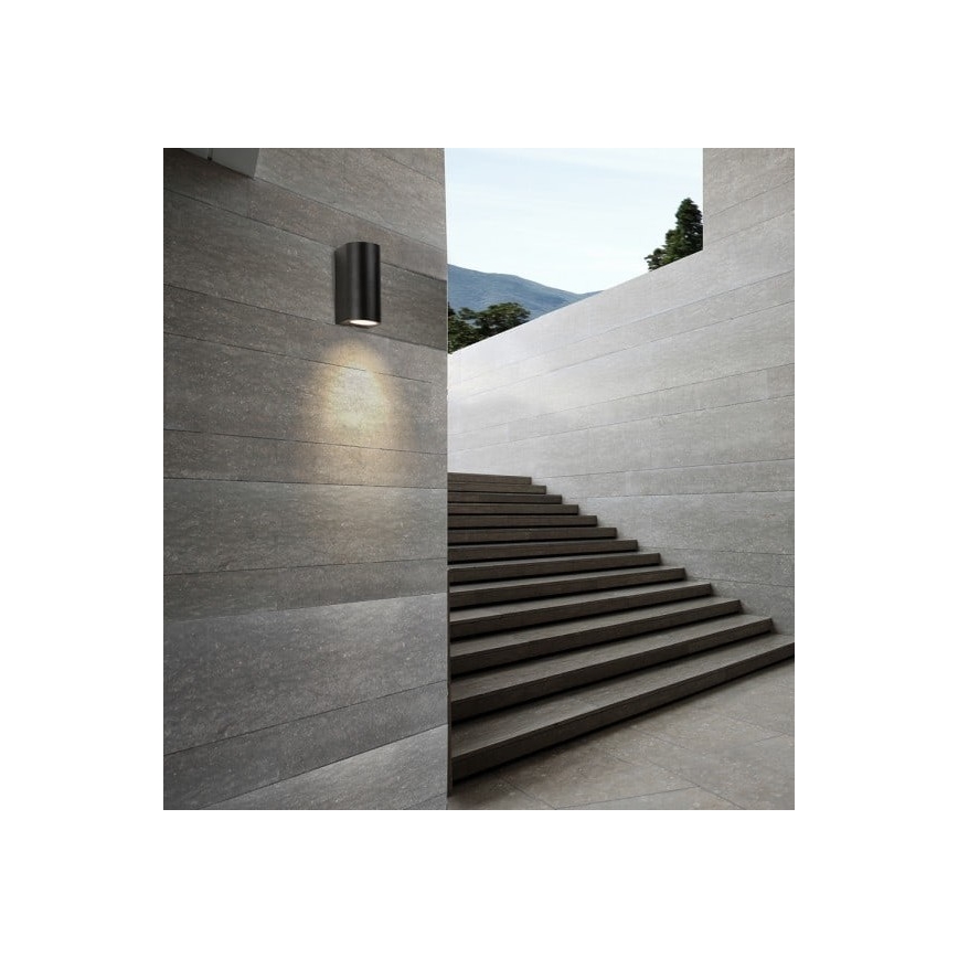Azzardo AZ2178 - Φως τοίχου εξωτερικού χώρου RIMINI 2xGU10/35W/230V IP54