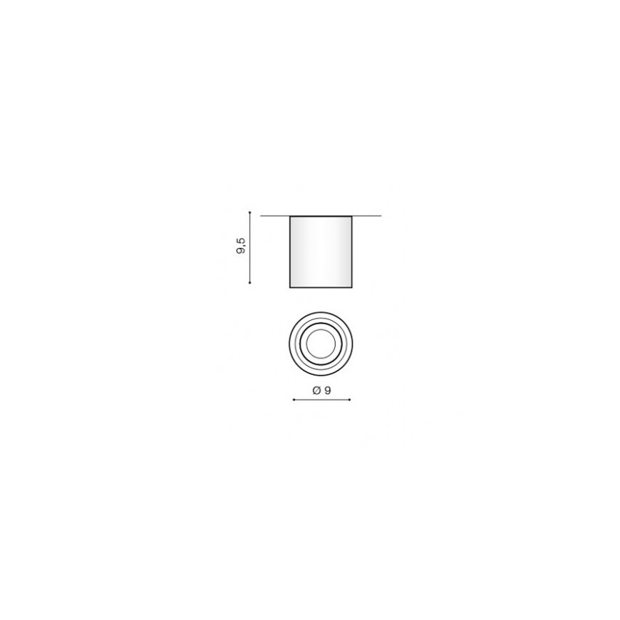 Azzardo AZ2690 - Φωτιστικό οροφής μπάνιου BRANT 1xGU10/50W/230V IP44