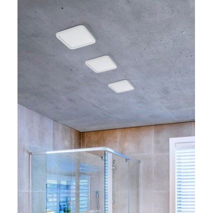 Azzardo AZ2837 -Χωνευτό φωτιστικό οροφής μπάνιου LED SLIM 1xLED/12W/230V IP44 CRI 90
