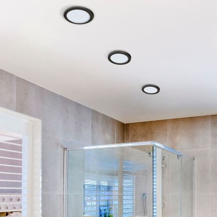 Azzardo AZ2840 - Χωνευτό φωτιστικό οροφής μπάνιου LED SLIM 1xLED/12W/230V IP44 CRI 90
