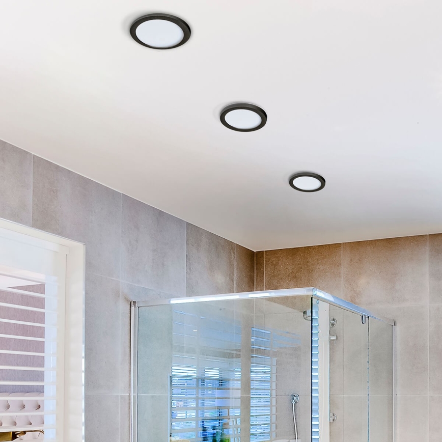 Azzardo AZ2840 - Χωνευτό φωτιστικό οροφής μπάνιου LED SLIM 1xLED/12W/230V IP44 CRI 90