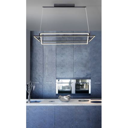 Azzardo AZ2849 - Ρυθμιζόμενο LED φωτιστικό οροφής με καλώδιο VIENA 2xLED/70W/230V