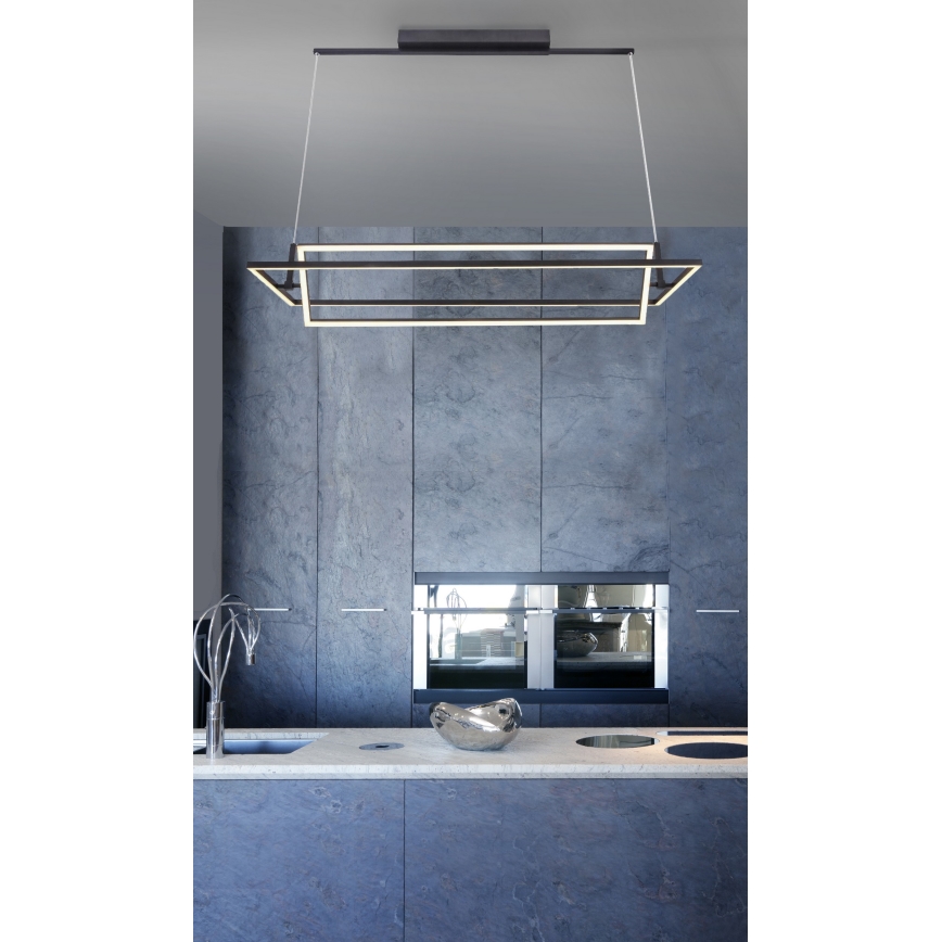 Azzardo AZ2849 - Ρυθμιζόμενο LED φωτιστικό οροφής με καλώδιο VIENA 2xLED/70W/230V