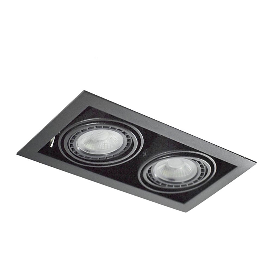 Azzardo AZ2875 - Χωνευτό φως NOVA 2xGU10-ES111/50W/230V