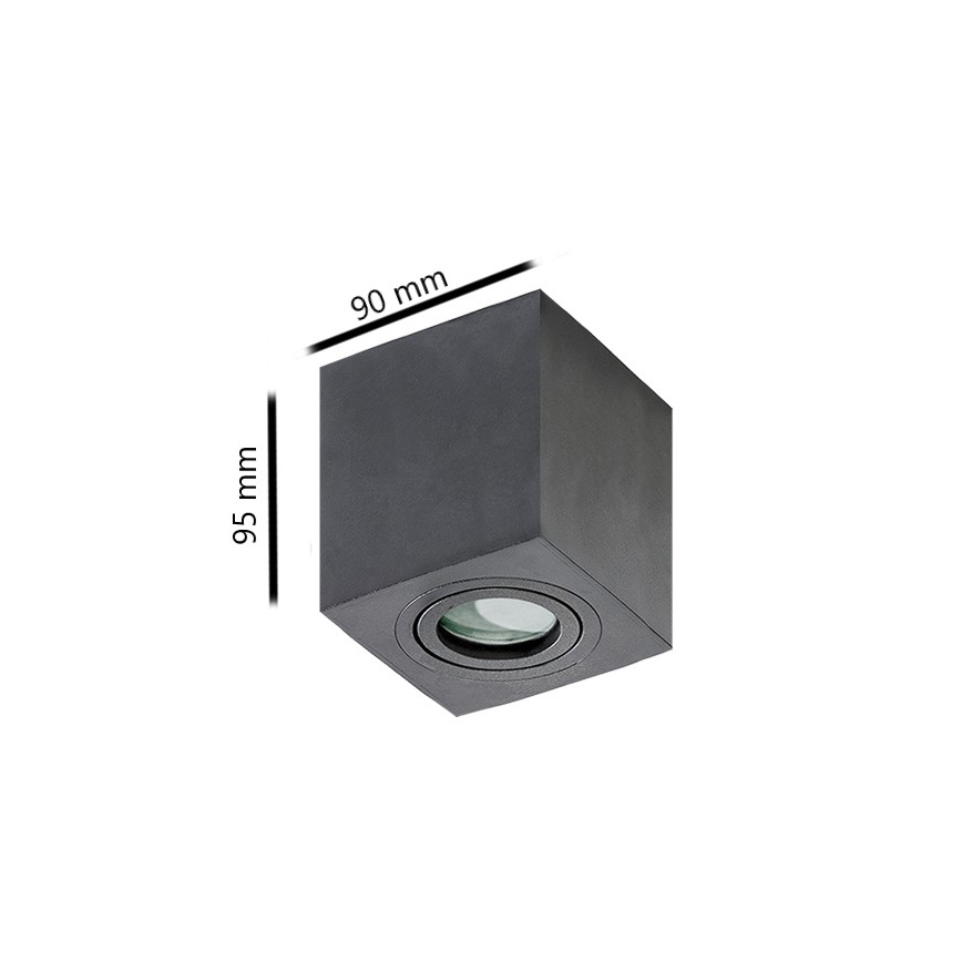 Azzardo AZ2878 - Φωτιστικό οροφής μπάνιου BRANT 1xGU10/50W/230V IP44