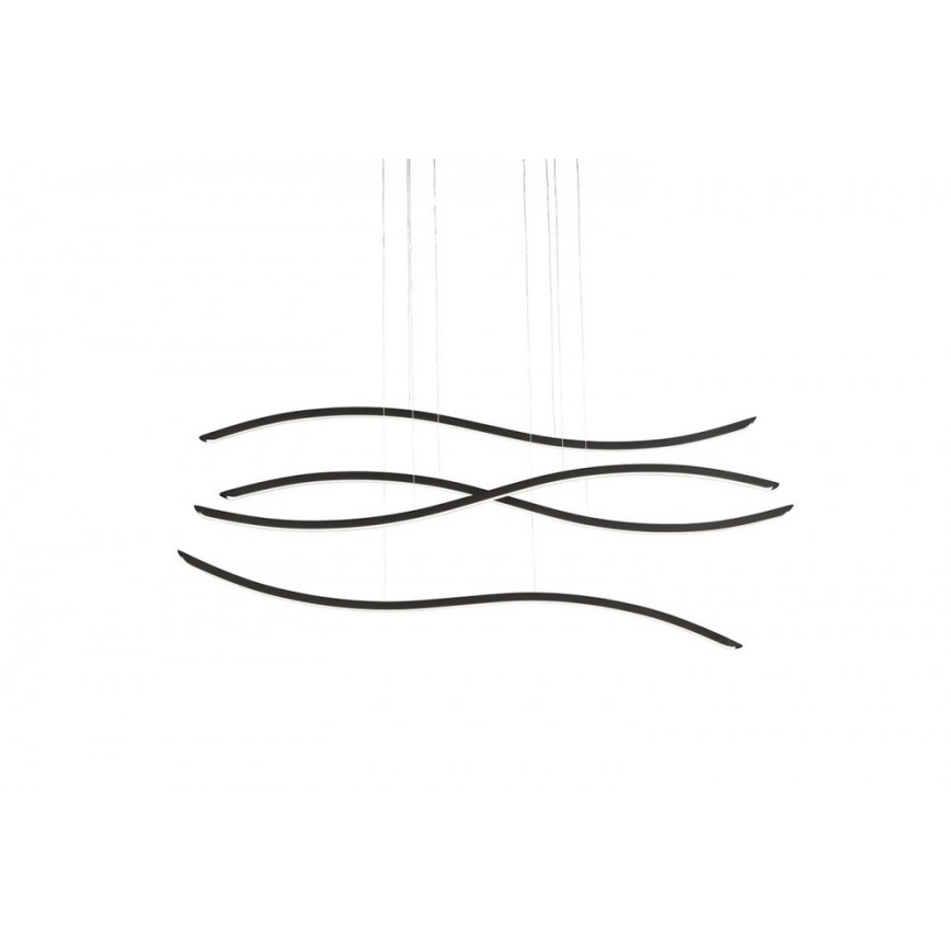 Azzardo AZ2912 - Πολύφωτο dimmer LED σε σχοινί WAVES 4xLED/70W/230V