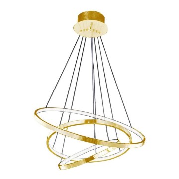 Azzardo AZ2918 - Πολύφωτο dimmer LED σε σχοινί WHEEL 3xLED/80W/230V