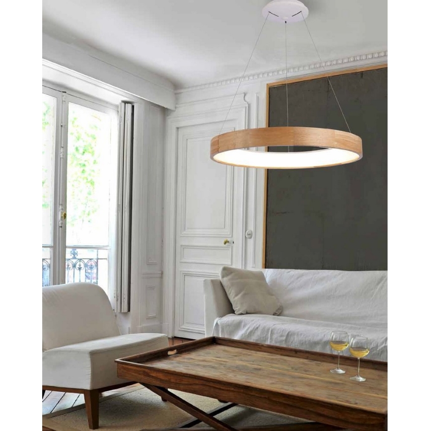 Azzardo AZ3344 -Κρεμαστό φωτιστικό οροφής LED  SILVAM LED/30W/230V