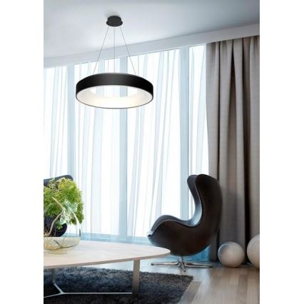 Azzardo AZ3449 - Πολύφωτο dimmer LED σε σχοινί SOVANA LED/80W/230V + τηλεχειριστήριο