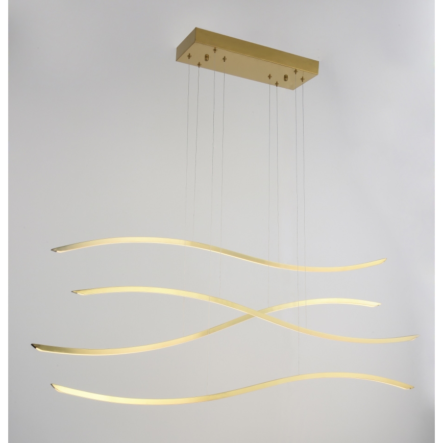 Azzardo AZ4058 - LED Dimmable κρεμαστό φωτιστικό ράγα WAVES LED/70W/230V χρυσό
