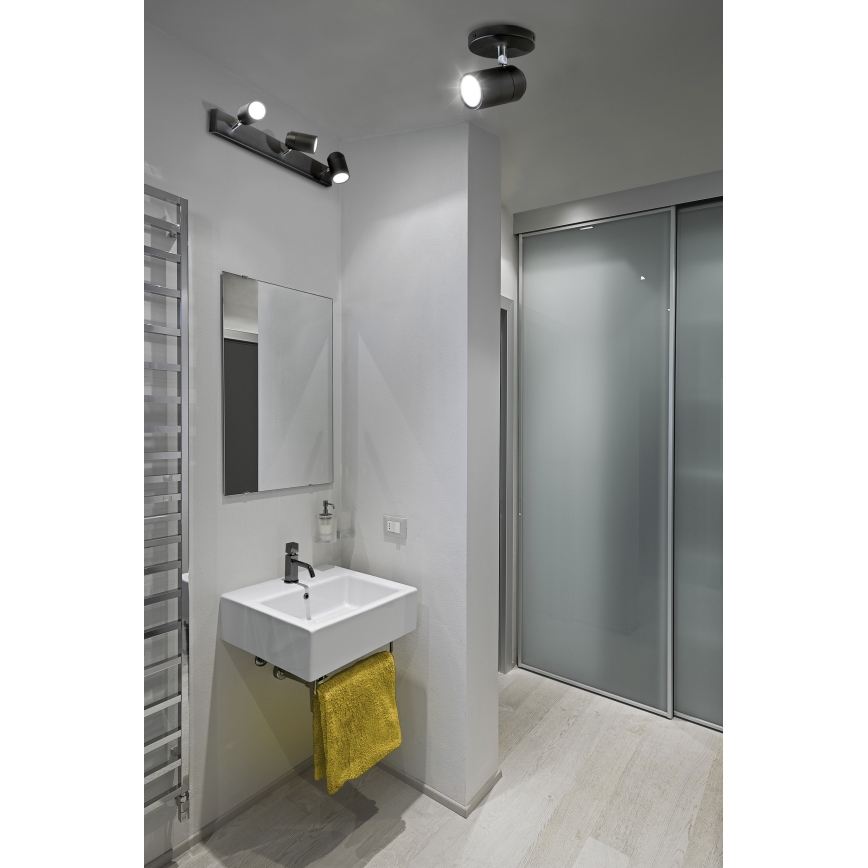 Azzardo AZ4137 - Φωτιστικό σποτ μπάνιου NOEMIE 2xGU10/35W/230V IP44