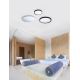 Azzardo AZ4238 - Φωτιστικό οροφής LED MALTA LED/18W/230V δ. 22,5 cm λευκό