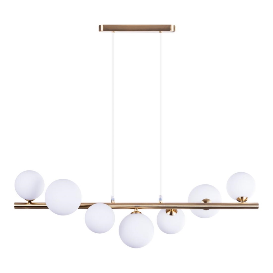 Azzardo AZ4409 - Φωτιστικό οροφής με καλώδιο SYBILLA 7xG9/25W/230V χρυσό