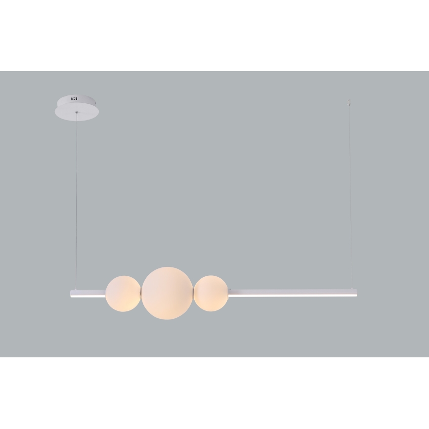 Azzardo AZ4426 - LED Dimmable κρεμαστό φωτιστικό SANDRA LED/48W/230V λευκό