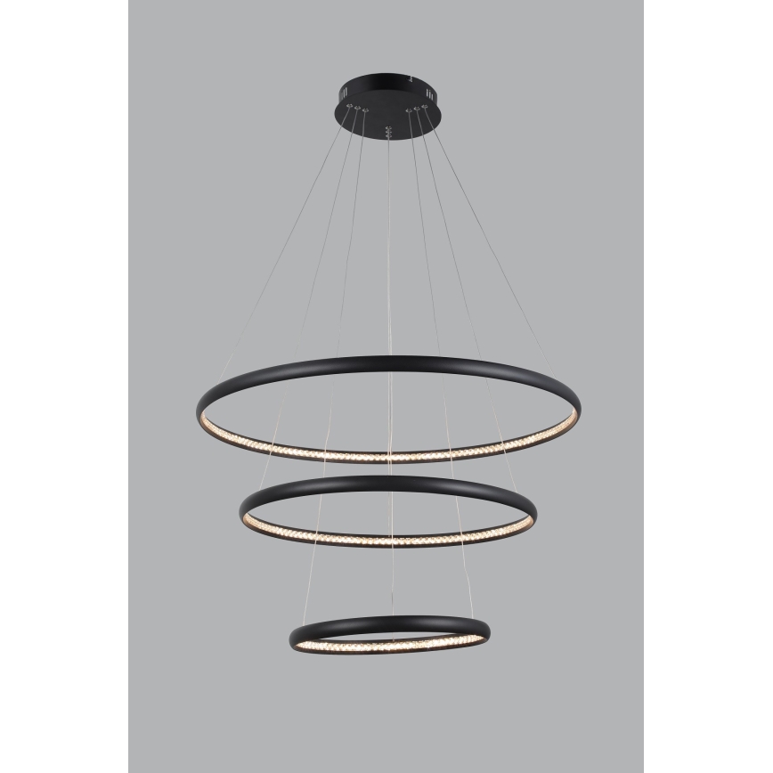 Azzardo AZ4428 - Φωτιστικό LED BRIGHTON LED/55W/230V μαύρο
