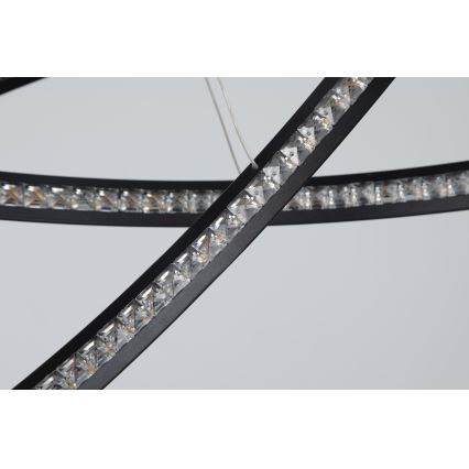 Azzardo AZ4428 - Φωτιστικό LED BRIGHTON LED/55W/230V μαύρο