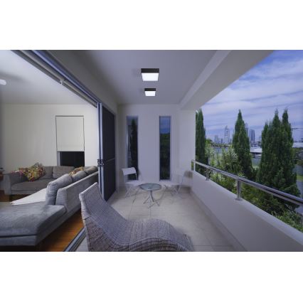 Azzardo AZ4497 - LED Φωτιστικό οροφής εξωτερικού χώρου CASPER LED/15W/230V IP54 τετράγωνο