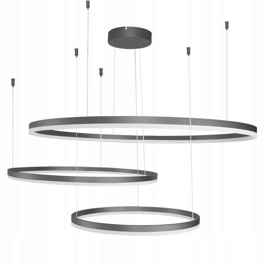 Azzardo AZ4707 - Κρεμαστό φωτιστικό LED με καλώδιο HALO LED/130W/230V, μαύρο