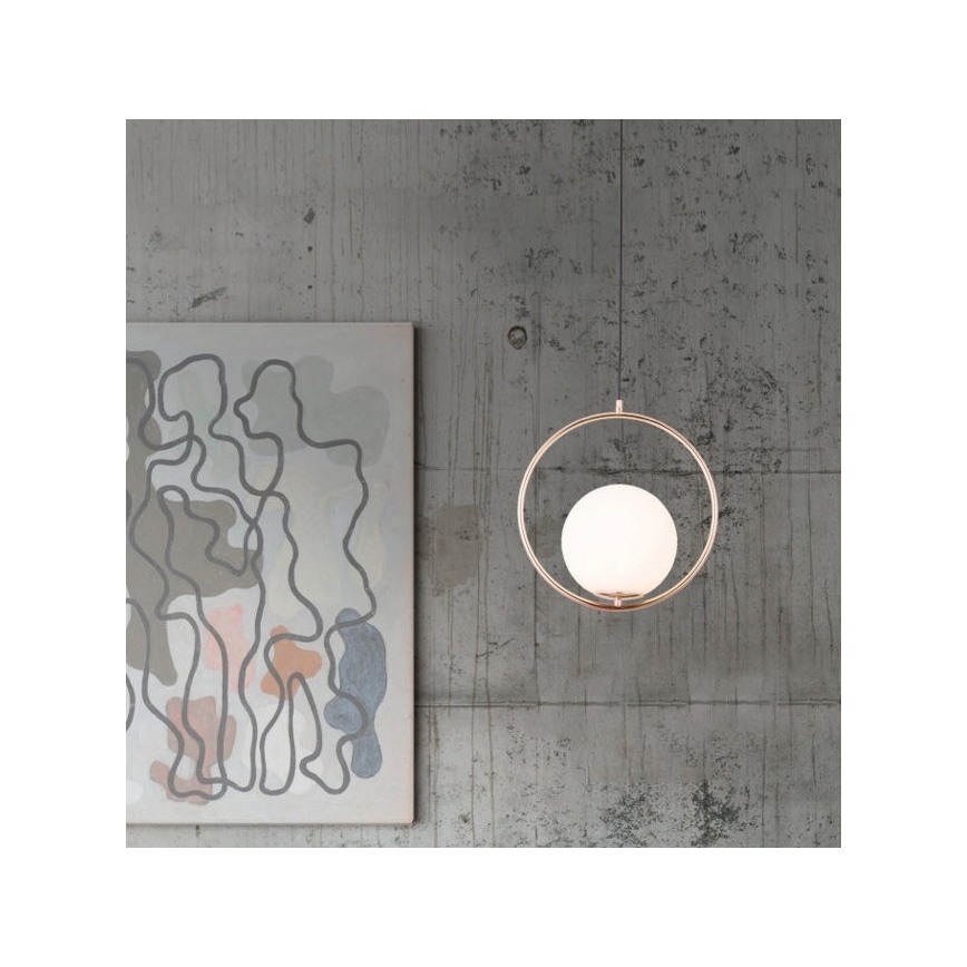 Azzardo AZ4983 - Κρεμαστό φωτιστικό οροφής JUMBO 1xG9/50W/230V χρυσαφί