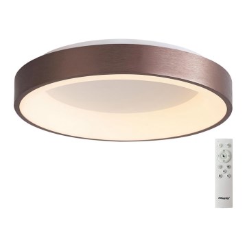 Azzardo AZ4990 - LED Dimmable φωτιστικό οροφής SANTANA LED/50W/230V καφέ + τηλεχειριστήριο